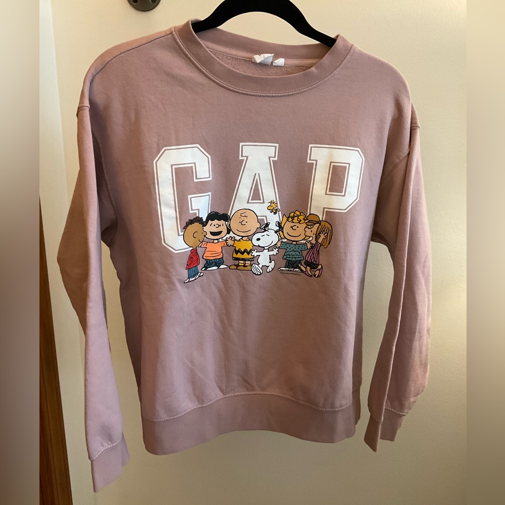 Gap Peanuts Logo Crewneck
